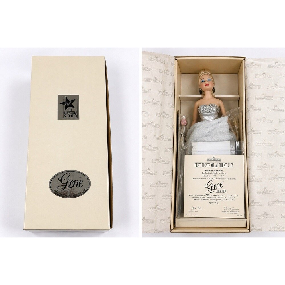 NEW Ashton-Drake Gene Stardust Memories FAO Schwarz Exclusive Doll COA #48/50